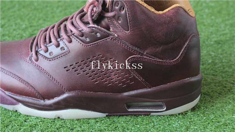 Air Jordan 5 PREM Burgundy Bordeaux